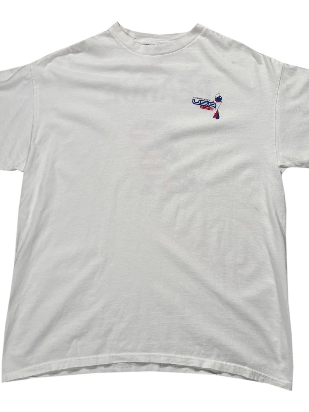Vintage Adidas 2003 World Cup Christie Pearce T Shirt (Size L)